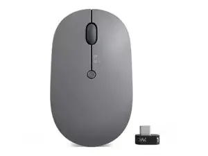 "Lenovo Go" belaidis daugiafunkcis įrenginys, dvipusis, optinis, RF belaidis + "Bluetooth" + A tipo USB, 2400 DPI, pilkas