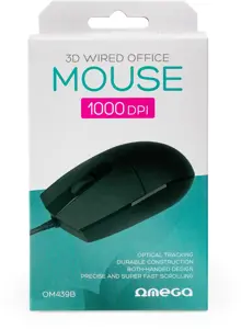 Omega mouse OM-439 Basic, black
