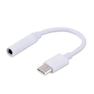 Adapteris Savio USB Type Male - 3.5mm Female White