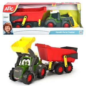 DICKIE ABC traktorius su priekaba Happy Fendt, 65 cm