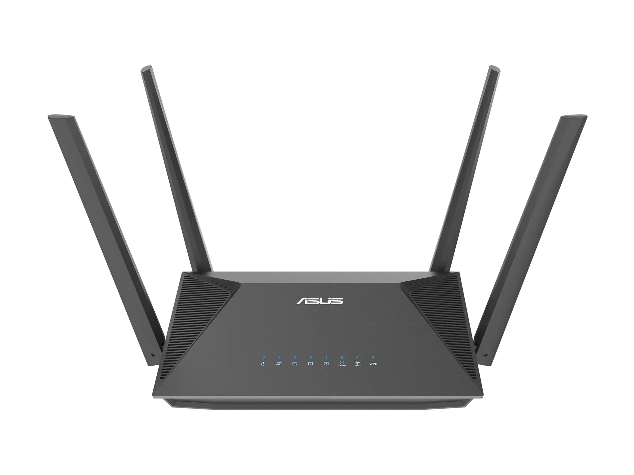 ASUS RT-AX52 AX1800 AiMesh, Wi-Fi 6 (802.11ax), Dual-band (2.4 GHz / 5 GHz), Ethernet LAN, Black, Tabletop router