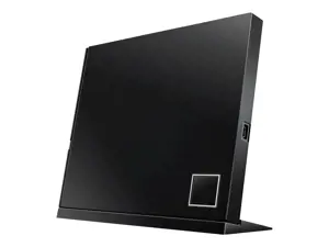 ASUS SBW-06D2X-U, juoda, nešiojamasis kompiuteris, "Blu-Ray DVD Combo", USB 2.0, 2 MB, 80,120 mm