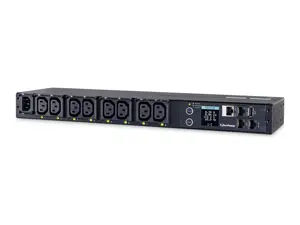 CYBERPOWER Keičiamasis PDU41004230V/15A 1U 8x IEC-320 išėjimo iš tinklo jungtis "PowerPanel Center"…