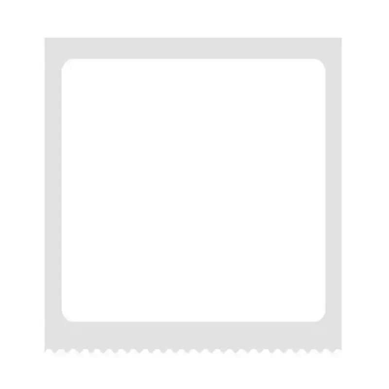 Terminės etiketės Niimbot lipdukai T 40x40mm 180 vnt (baltos spalvos)