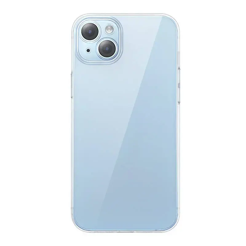 Permatomas dėklas ir grūdinto stiklo rinkinys "Baseus Corning", skirtas "iPhone 14 Plus