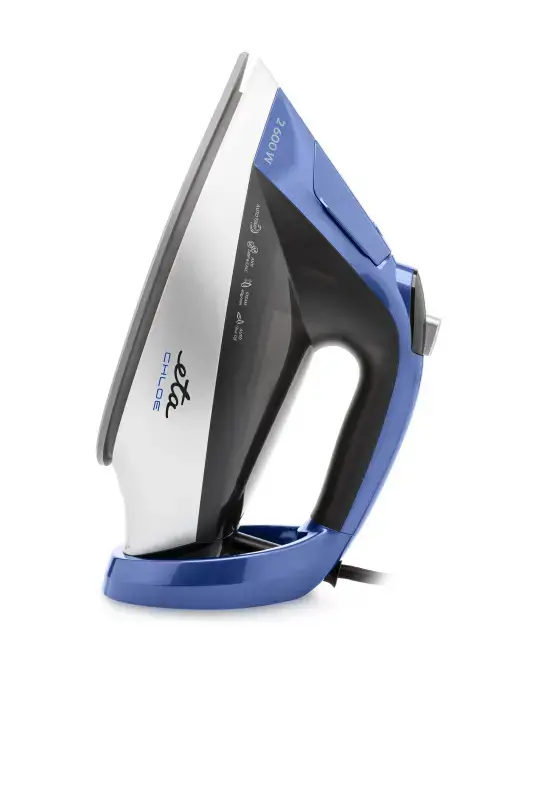ETA Steam Iron | ETA227690000 Chloe | Steam Iron | 2600 W | Water tank capacity 350 ml | Continuous steam 40 g/min | Silver/Blue