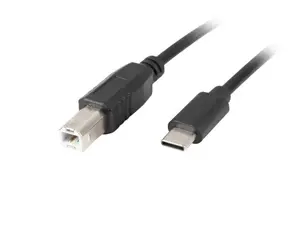 LANBERG kabelis USB-C M ->USB-B M 2.0 3 m feritinis