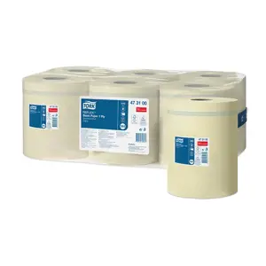 Šluostymo popierius TORK Reflex Basic M4 1-sl., 20,5 x 35 cm, 300 m/rul., geltona sp., 473100