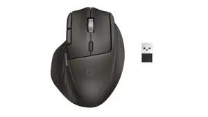 HP 785M Ultra Fast Magnetic Scroll Wireless Super Capacitor Mouse, Programmable, Multi-Surface, Multi-Device, Shortcut Wheel, Comfort Silicone - Black