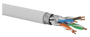 Q-LANTEC S/FTP cat.6A network cable, twisted pair, LSOH