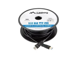 LANBERG HDMI v2.1 8K M/M kabelis 50 m optinis AOC