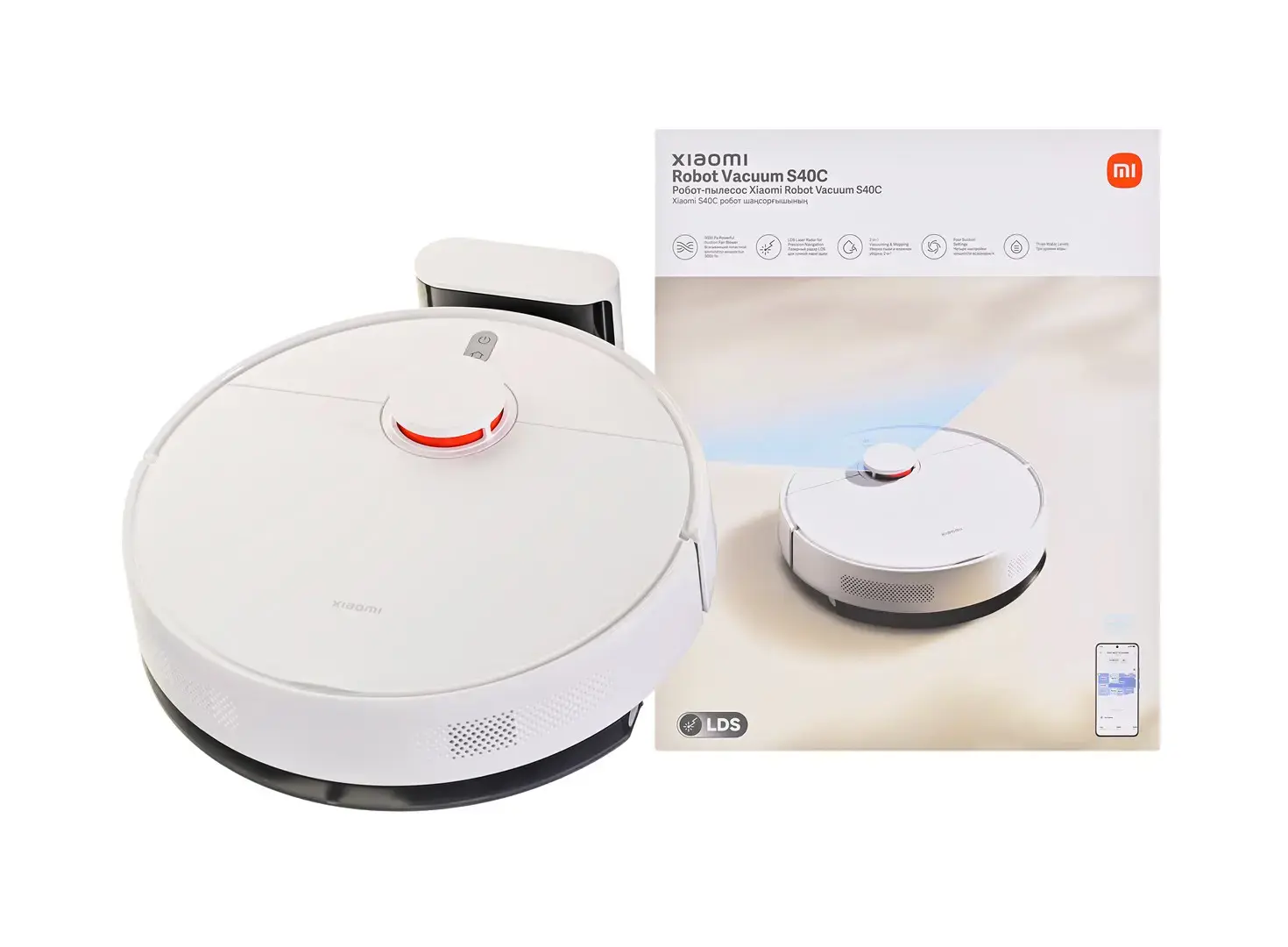 Dulkių siurblys-robotas XIAOMI Robot Vacuum S40C EU, Balta