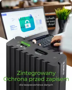 ICYBOX IB-1817MC-C31 Išorinis korpusas PCIe NVMe/SATA M.2 SSD USB 3.1 Type-C pilkos spalvos