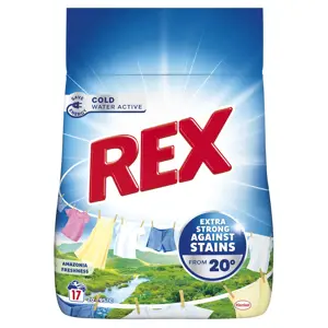 Skalbimo milteliai "REX Amazonia Freshness" 17 skalbimų