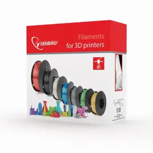 GEMBIRD 3DP-PLA+1.75-02-S Gembird PLA-plus Silver 1,75mm 1kg
