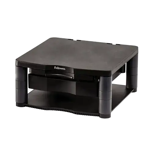 Fellowes Premium Monitor Riser Plus Graphite, Freestanding, 36 kg, 53.3 cm (21"), Height adjustment, Graphite