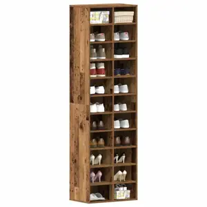 batų spintelė Old Wood 54x34x183 cm Engineered Wood