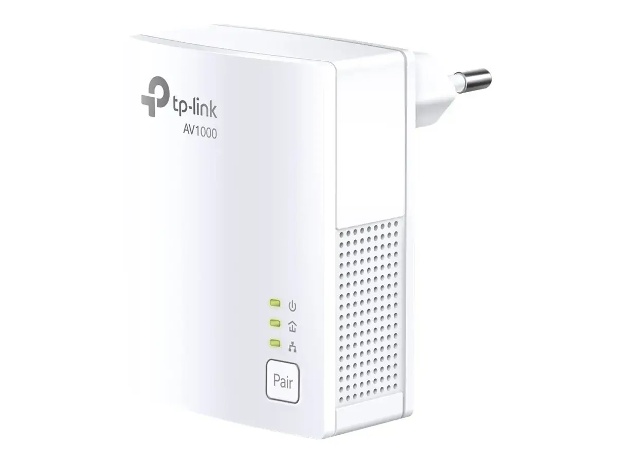 TP-Link AV1000 Gigabit Powerline Starter Kit, 1000 Mbps, IEEE 802.3, IEEE 802.3ab, IEEE 802.3u, F tipo, OFDM, 128 bitų AES, 300 m