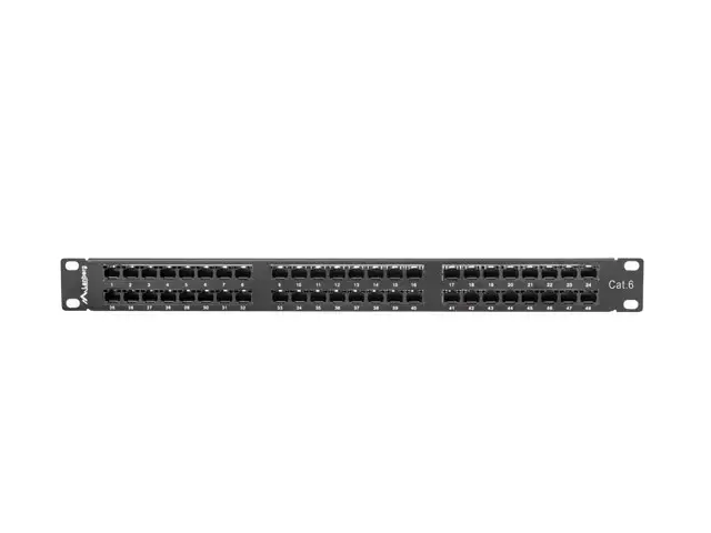 LANBERG PPU6-1048-B Lanberg jungiamoji panelė 48 prievadų 1U, kat. 6, juoda