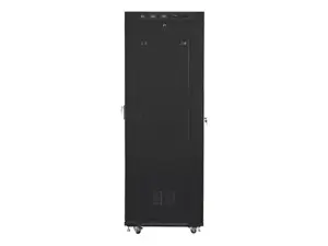 LANBERG free standing rack 19inch cabinet 42U 600x800 mesh door LCD flat pack black