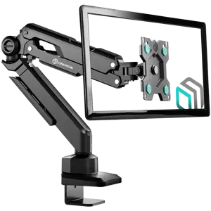 ONKRON Monitor Arm Desktop Mount for 13” to 34-Inch LCD LED Screens up to 10 Kg, Black