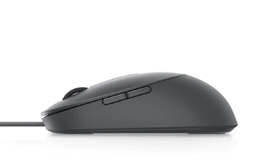 DELL MS3220, Ambidextrous, lazerinis, USB Type-A, 3200 DPI, 2 ms, pilkas, titano