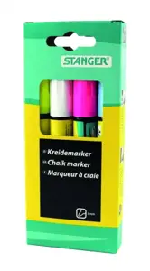 Stanger Kreidinių žymeklių rinkinys 3-5 mm, pakuotėje 4 vnt. 620030