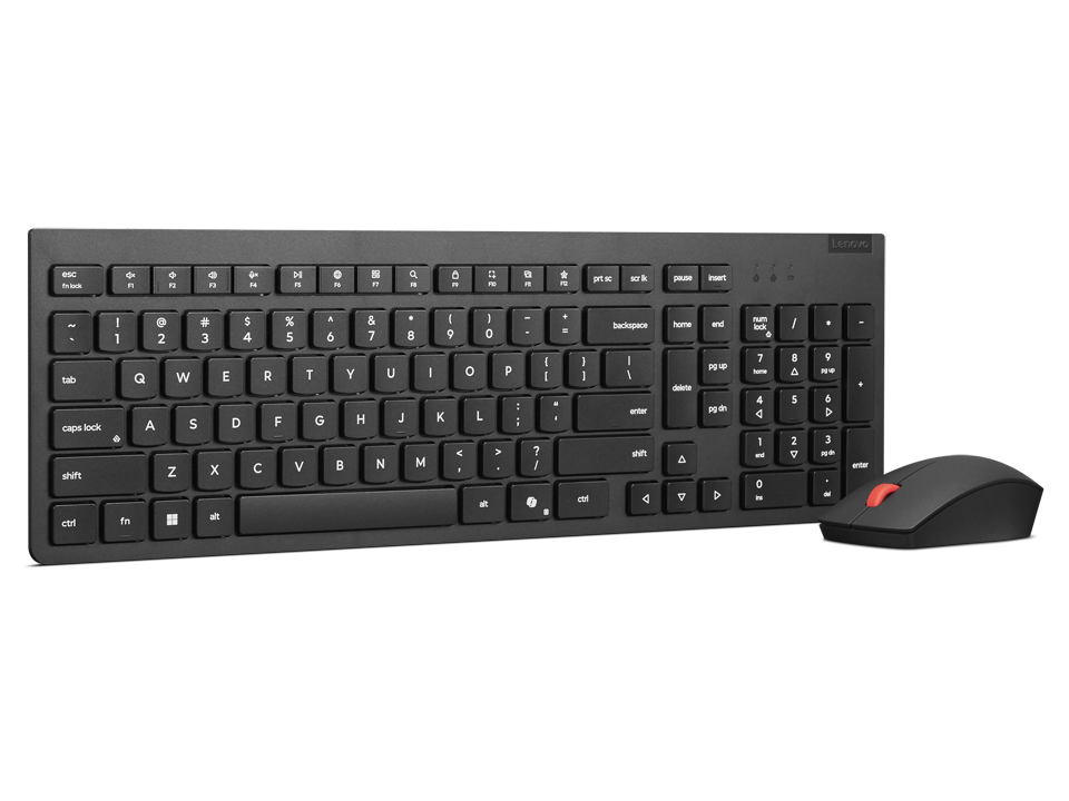 Lenovo Essential | Keyboard and Mouse Combo | Wireless | Russian/Cyrillic | Black