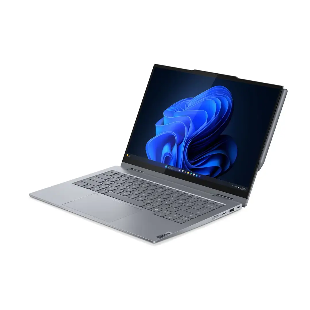Lenovo ThinkBook 14 2-in-1 G5 IAU Intel Core Ultra 7 255U Hybrid (2-in-1) 35.6 cm (14") Touchscreen WUXGA 16 GB DDR5-SDRAM 512 GB SSD Wi-Fi 6E (802.11ax) Windows 11 Pro Swiss Grey
