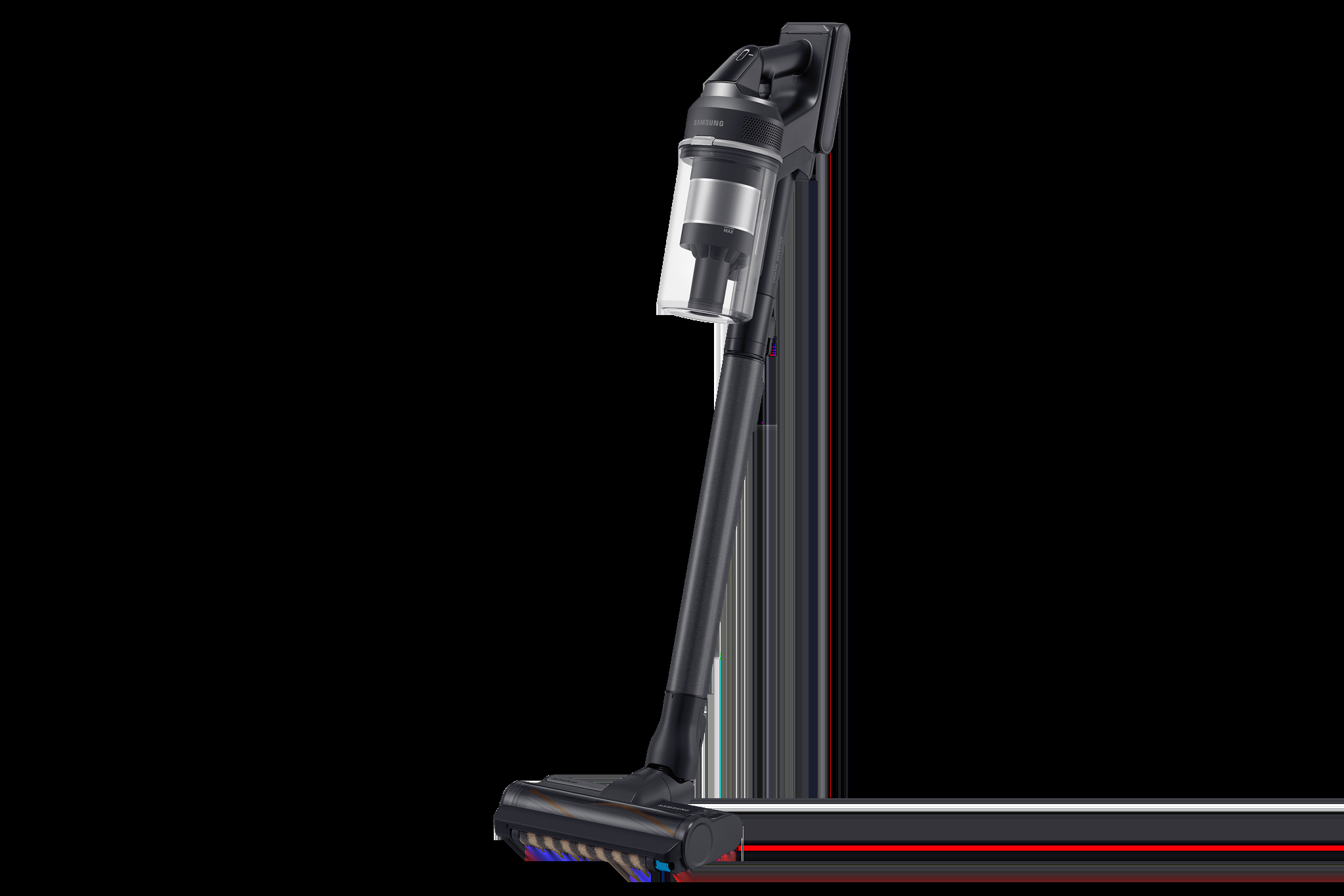 Samsung VS20C9554TK, Stick vacuum, Bagless, Black, 0.8 L, Dry, Cyclonic