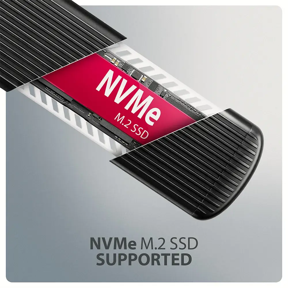 SSD ACC ENCLOSURE M.2 NVME/USB-C EEM2-SC AXAGON