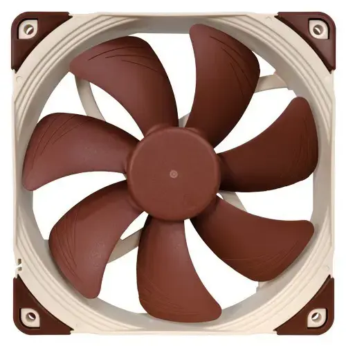Noctua NF-A14 PWM Kompiuterio korpuso ventiliatorius 14 cm rudos spalvos
