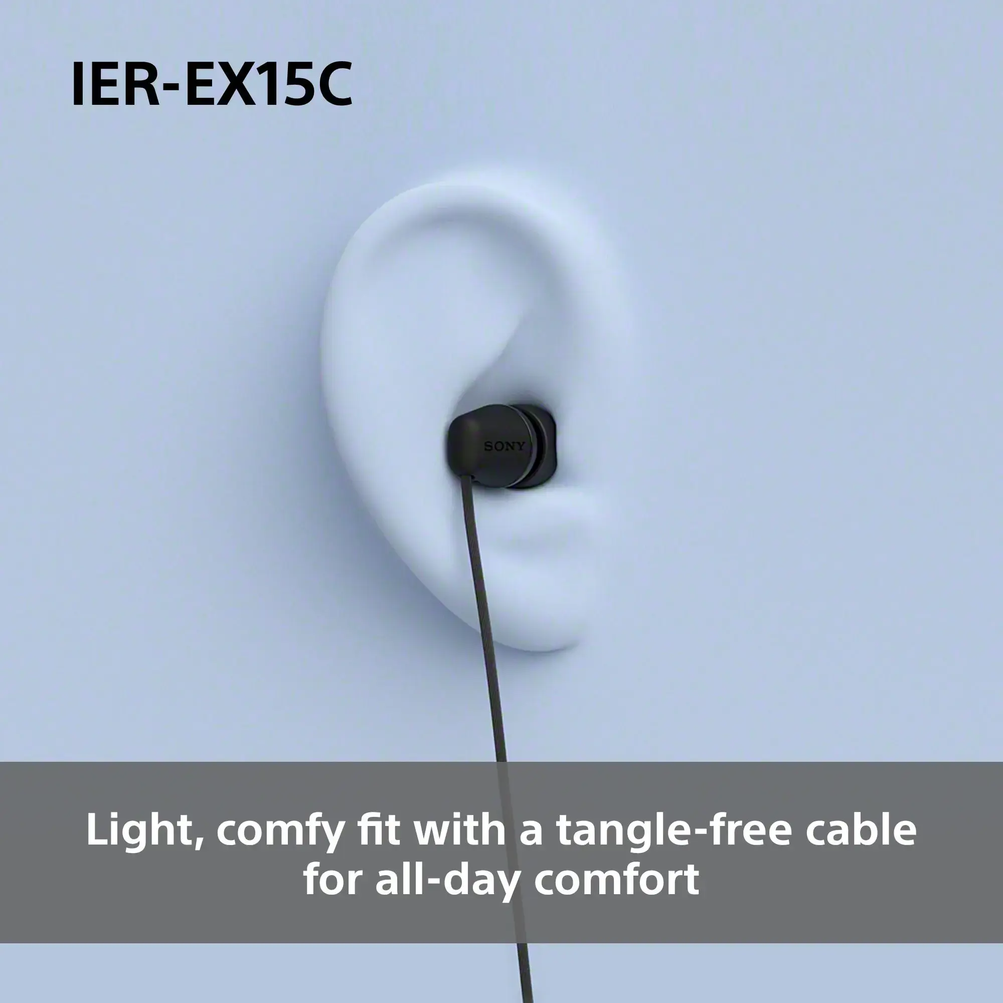 Sony headset IER-EX15C, black