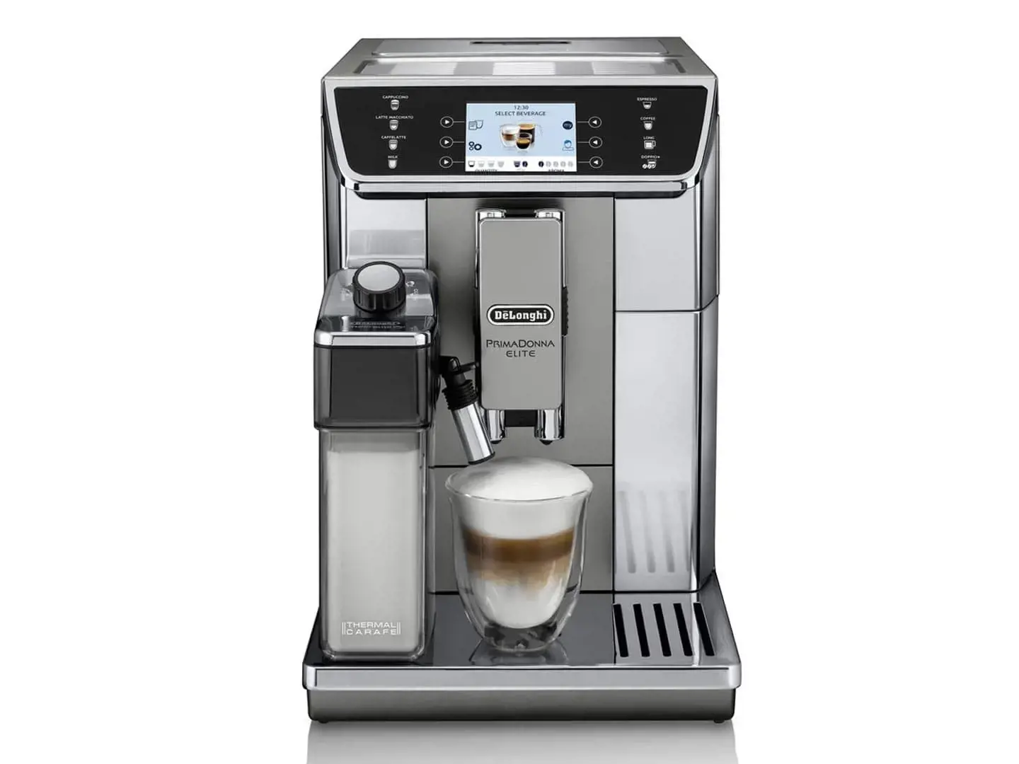 Kavos aparatas DeLonghi ECAM 650.55.MS, 2 litrai, 1450 W, Sidabrinė, Automatinis