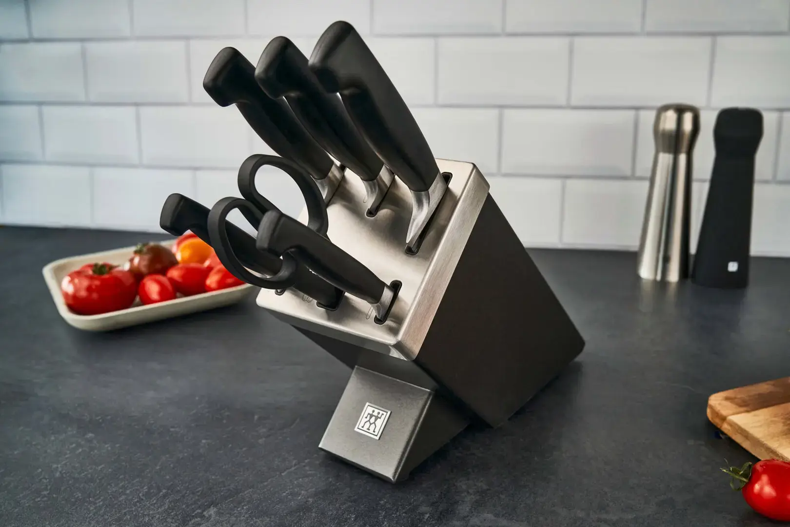 ZWILLING Four Star virtuvinių peilių rinkinys 35148-507-0 7 dalių, pilkos spalvos