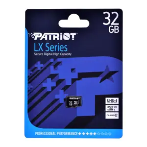 "Patriot" LX serijos microSDHC 32 GB 10 klasės UHS-I