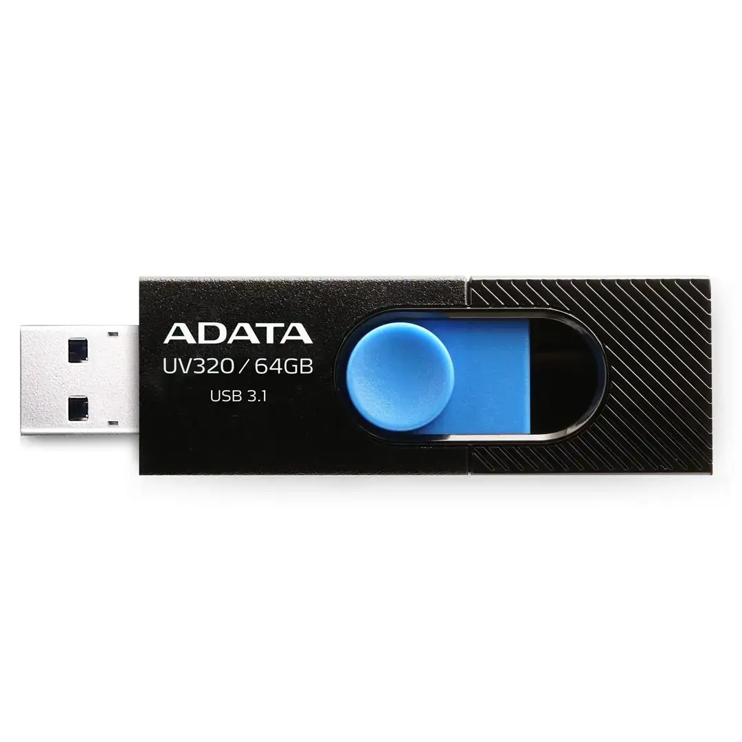 ADATA UV320 64GB USB3.1 juoda