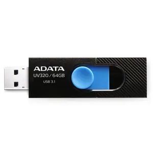 ADATA UV320 64GB USB3.1 juoda