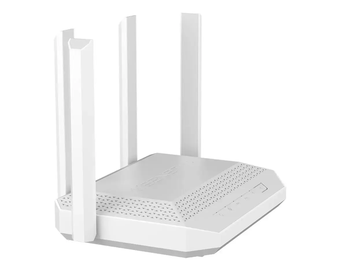 Keenetic Hero (KN-1012) AX3000 Mesh Wi-Fi 6 Multi-Gigabit Router with a 4-Port Gigabit and 1-Port 2.5 Gigabit Smart Switch, SFP Combo Port, USB 2.0 and USB 3.0 Ports