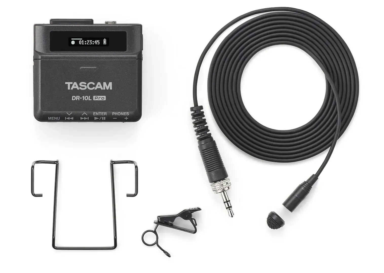 Tascam DR-10L Pro - digital recorder with lavalier microphone