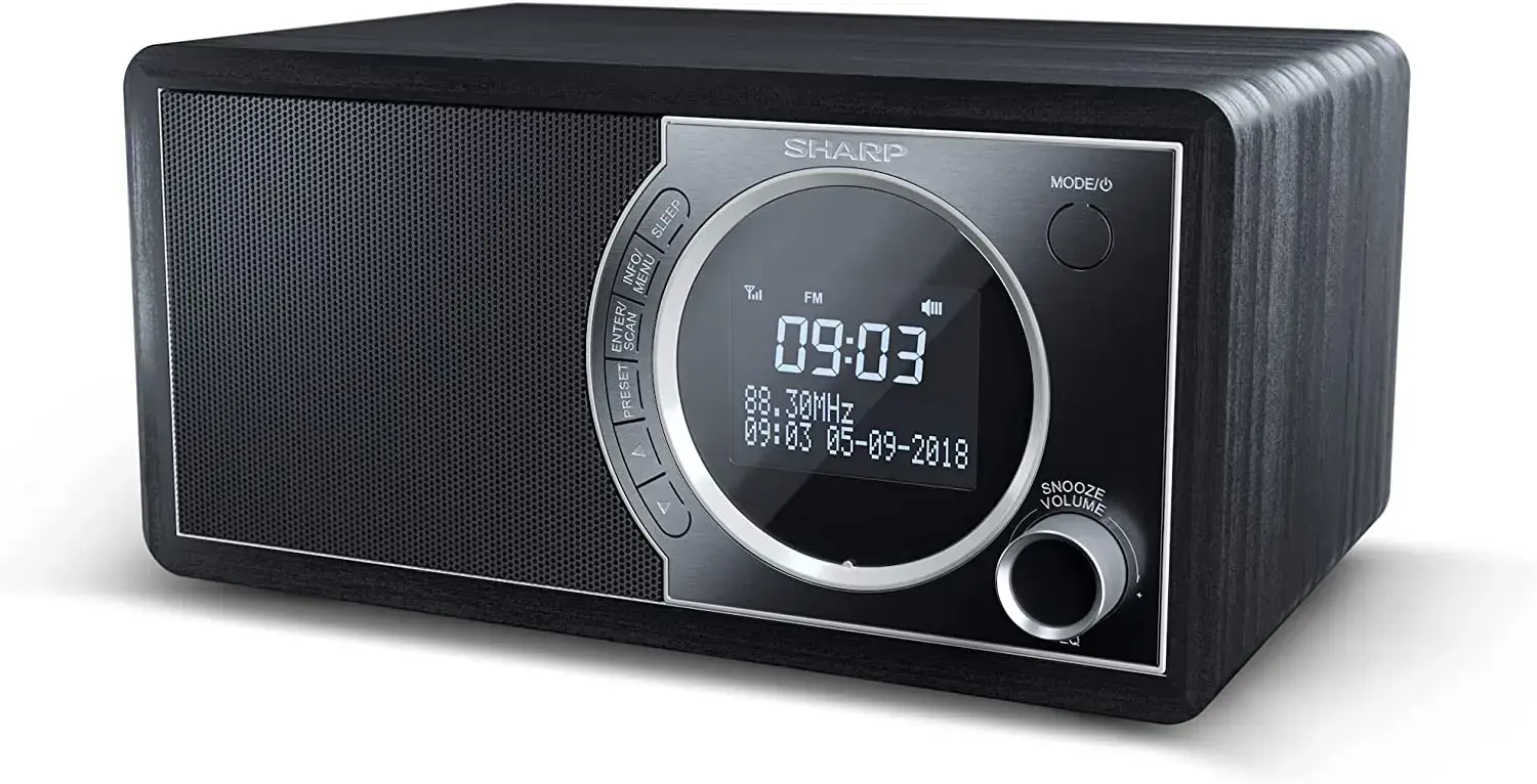 Sharp DR-450, asmeninis, skaitmeninis, DAB, DAB+, FM, 87,5 - 108 MHz, 174,928 - 239,2 MHz, 3 W