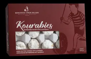 Sausainiai BISCOTTI TSOUNGARI Kourabiedes su migdolais, 260 g