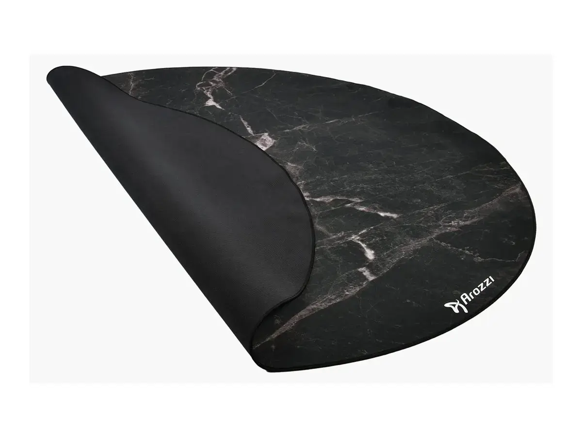 Arozzi Zona Round Floor Pad | Black Marble