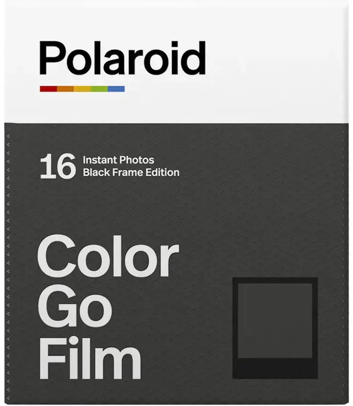 POLAROID GO FILM DOUBLE PACK 16 PHOTOS - BLACK FRAME