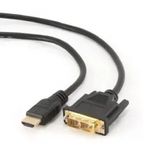 GEMBIRD CC-HDMI-DVI-15 Gembird HDMI-DVI kabelis su paauksuotomis jungtimis, 4,5 m, nefasuotas