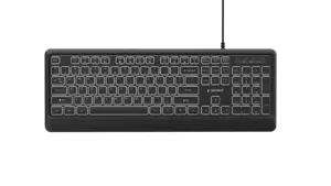 Gembird KB-UML-04 Slim wired backlight keyboard, black, US layout