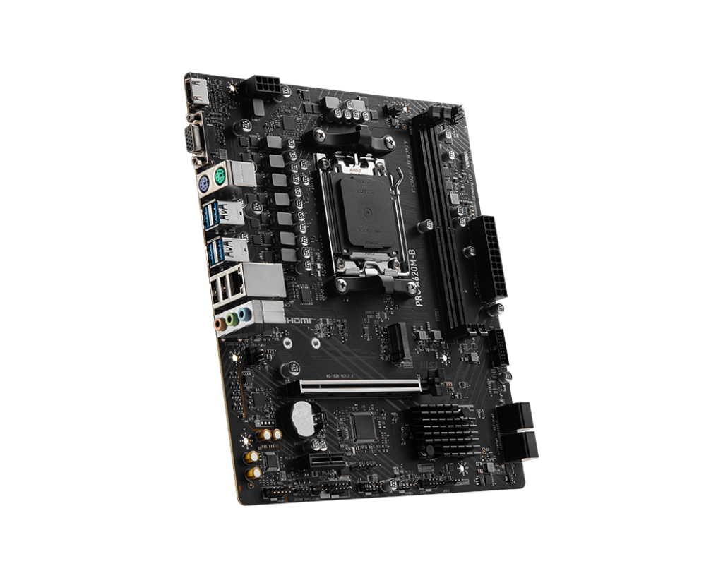 MSI PRO A620M-B motherboard AMD A620 Socket AM5 micro ATX