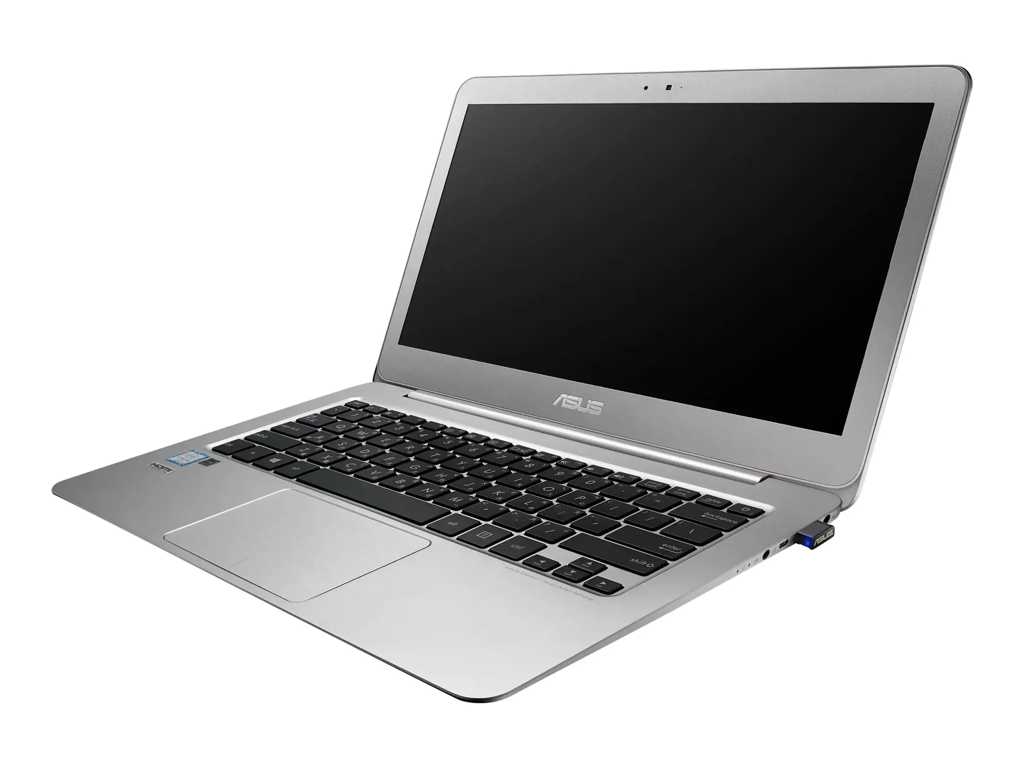ASUS USB-AC53 Nano, belaidis, USB, WLAN, "Wi-Fi 5" (802.11ac), 867 Mbps, juodas, nerūdijantis plienas