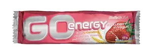 Energinis batonėlis BioTechUSA Go Energy Bar, jogurtinis, braškių skonio, 40 g