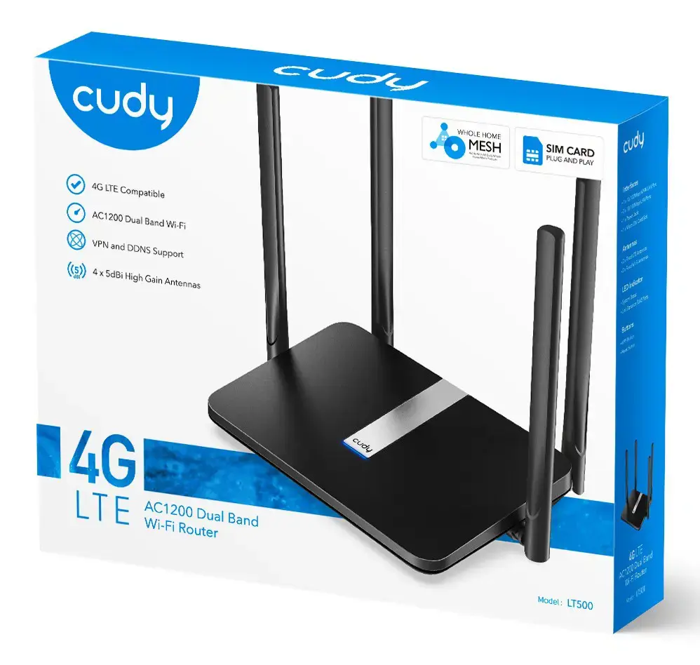 Maršrutizatorius Cudy AC1200 Wifi